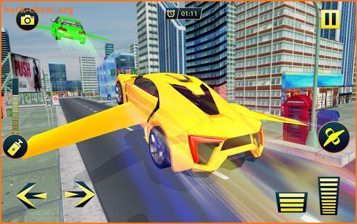 Flying Car Transformation Shooting screenshot