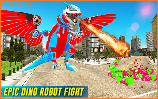 Flying Dino Robot Transforming Game 2021 screenshot