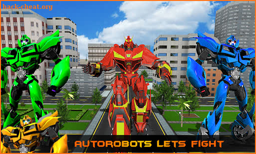 Flying Dragon Robot  Car Transformation Game screenshot