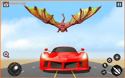 Flying Dragon Robot Transformation Car Game screenshot