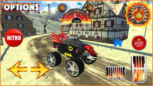 Flying Drift Batmobile Drive screenshot