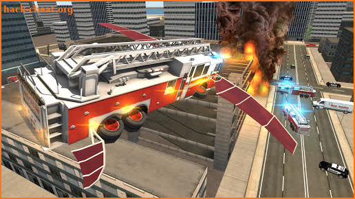 Flying Firefighter Truck screenshot