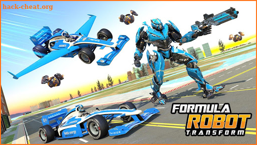 Flying Formula Car Transform War : Robot Games screenshot