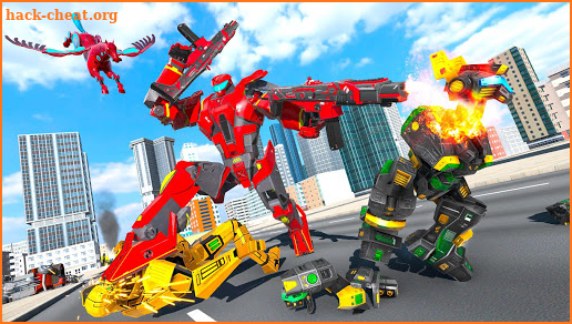 Flying Horse Robot Car: Super Car Robot Games screenshot