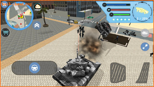 flying jetpack mafia Crime Simulator screenshot