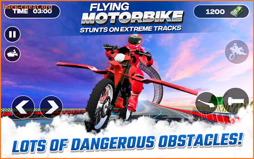 Flying Motorbike Stunts screenshot