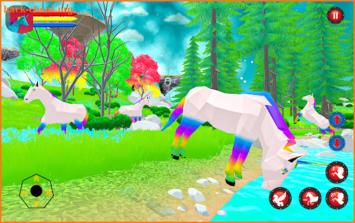 Flying Pegasus Horse Simulator- Unicorn Game screenshot