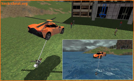 Flying Rescue Helicopter Car screenshot