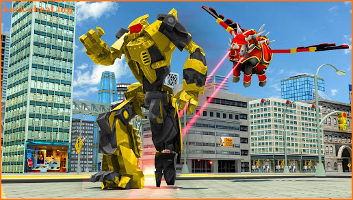 Flying Rhino Robot Transform: Robot War Games screenshot