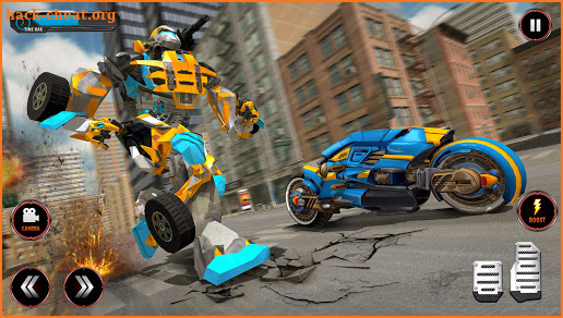 Flying Robot Bike Simulator 🏍️ screenshot