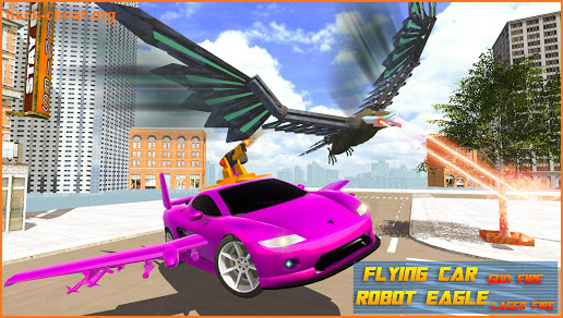 Flying Robot Car VS Robot Eagle screenshot