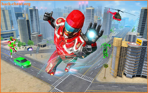 Flying Robot Rescue Hero: Superhero Rescue Mission screenshot