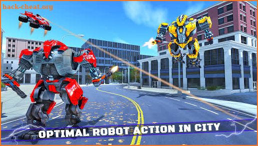 Flying Robot Simulator: Monster Truck Battle Games screenshot