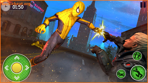 Flying Spider Hero Gangster 3D screenshot