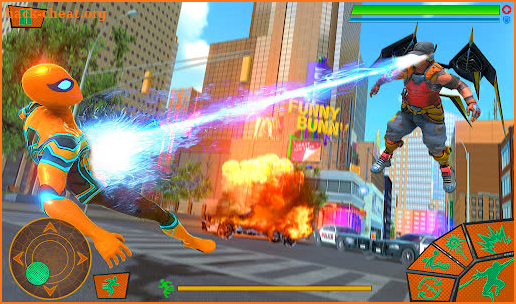 Flying Spider-hero Sim Games screenshot