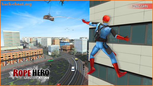 Flying Spider Rope Hero Games screenshot