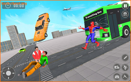 Flying Spider Superhero Robot screenshot