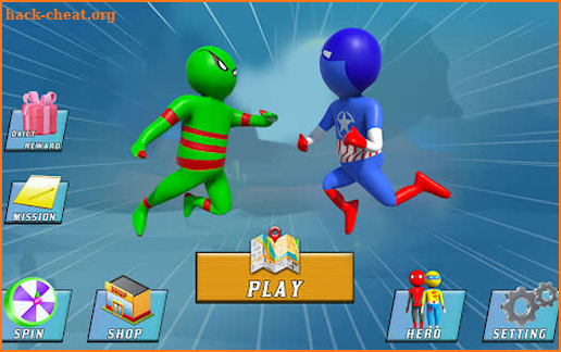 Flying Stickman Rope:Hero Game screenshot