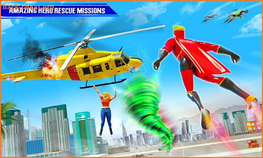 Flying Superhero Hurricane Robot Gangster Crime screenshot