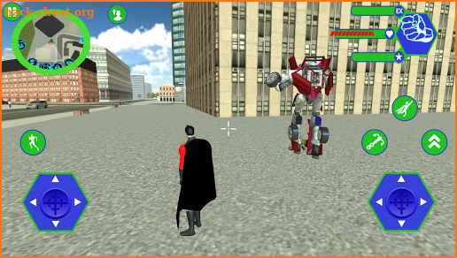 Flying SuperHero Rope Vegas Rescue screenshot