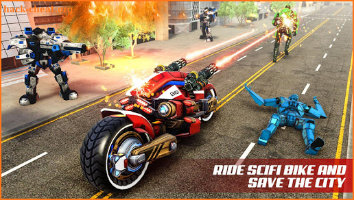 Flying Tiger Robot Bike - Ultimate Robot screenshot