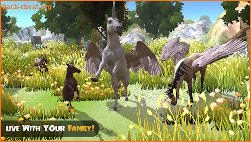 Flying Unicorn: Horse Family screenshot