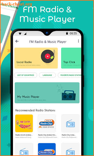 FM Radio & Music Player : World Radio FM screenshot