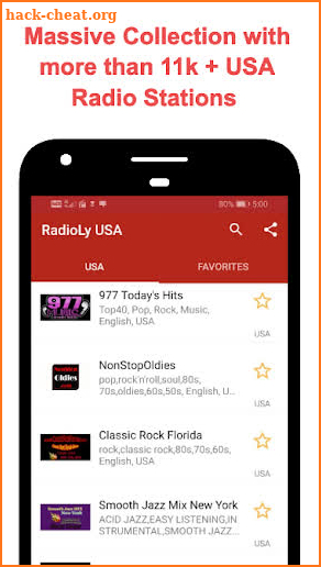 FM Radio: radio tuner, local radio stations screenshot