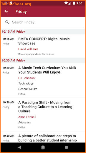 FMEA Florida Music Education Association screenshot