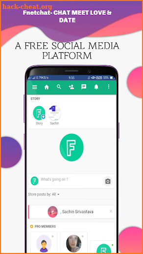 Fnetchat - Smart & Safe Social Network screenshot