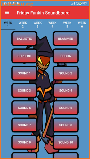 FNF Friday Funkin MOD Zardy Soundboard screenshot