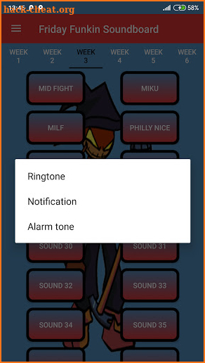 FNF Friday Funkin MOD Zardy Soundboard screenshot