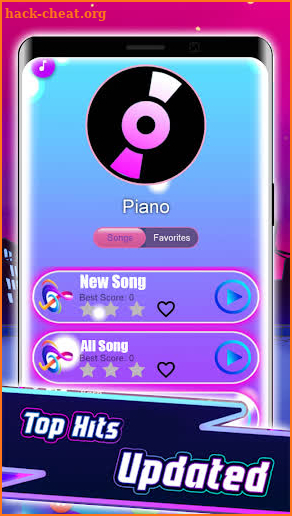 FNF Hex Mod Friday Night Funkin' Piano Tiles screenshot