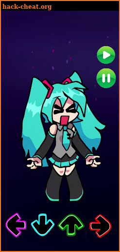 FNF Miku Hatsune Mod Test screenshot