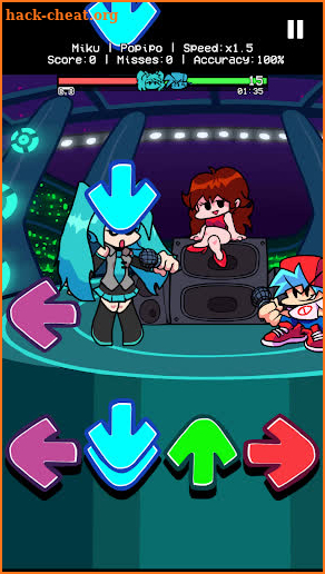 FNF Mod Miku Music Show screenshot