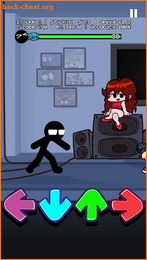 FNF Music Combat Stickman Mod screenshot