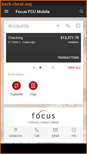 Focus FCU Mobile screenshot