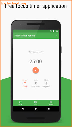 Focus Timer Reborn screenshot