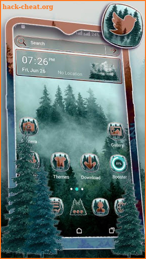 Foggy Forest Theme Launcher screenshot