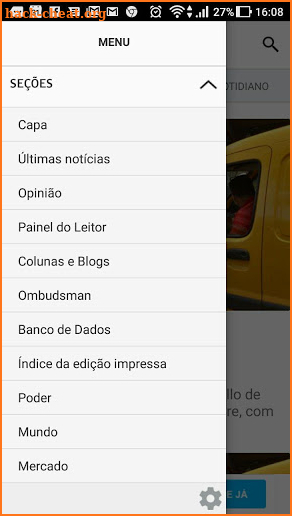 Folha de S.Paulo screenshot