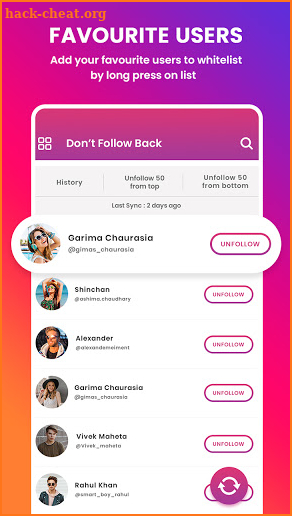 Follower & Unfollower Analyzer for Instagram screenshot