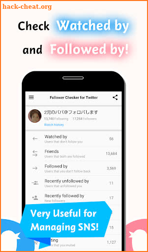 Follower Checker Light for Twitter screenshot