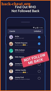 Follower tracker for Instagram screenshot