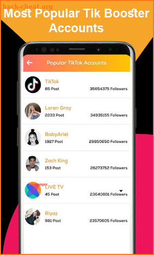 Followers and Likes For tiktok Free screenshot