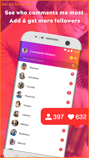 Followers' Comments Viewer for Instagram screenshot