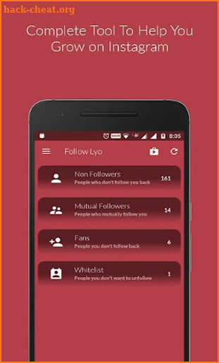 Followers for instagram - Unfollowers screenshot