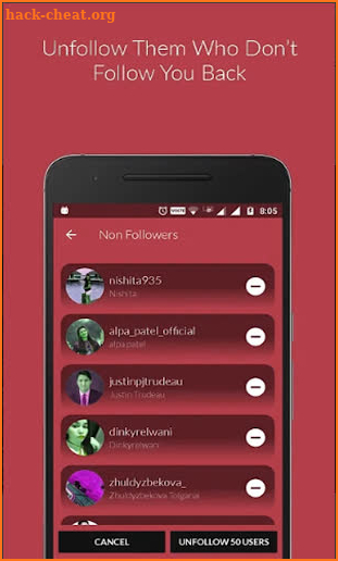 Followers for instagram - Unfollowers screenshot