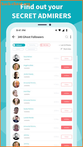 Followers Manager screenshot