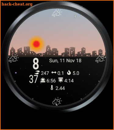 Following The Sun Watch Face f screenshot