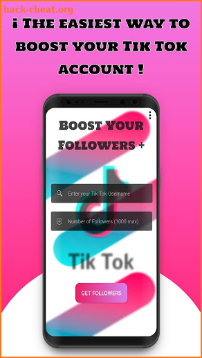 FollowTok 💖 Free Fans and Followers for Tik Tok screenshot